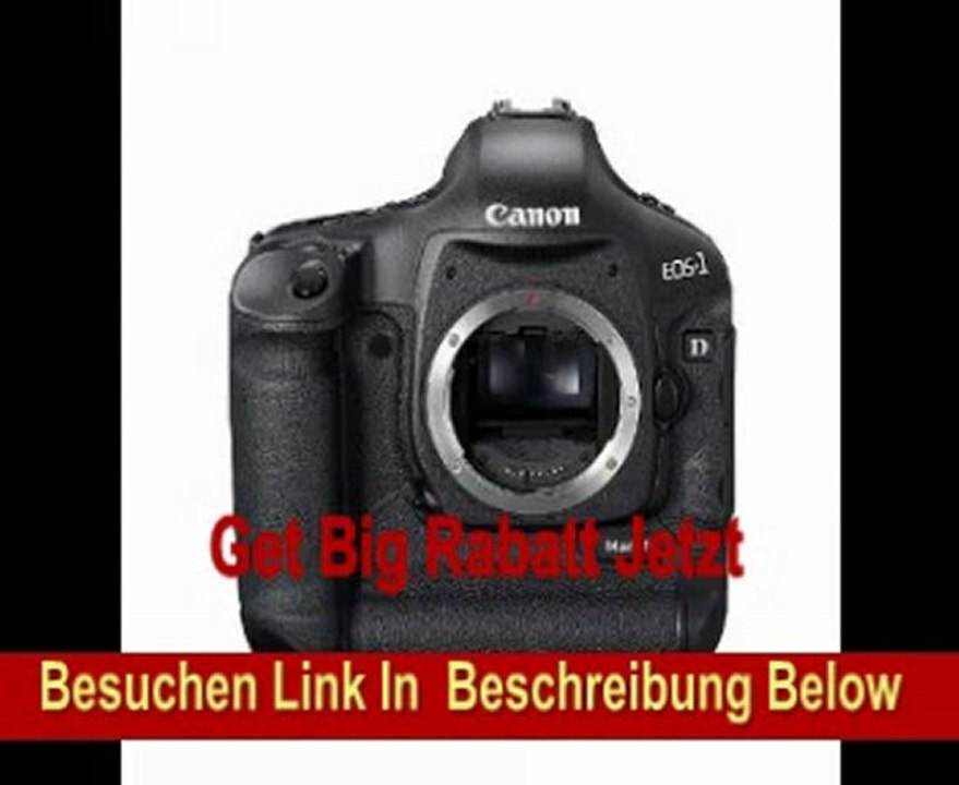 Canon EOS 1D Mark IV SLR-Digitalkamera (16 Megapixel, 7,6 cm (3 Zoll) LCD-Display, LiveView, Full-HD-Movie) Gehäuse