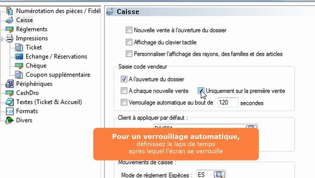 [TUTO FLASH] Logiciel EBP Point de Vente : Sécurisation de l’écran de vente