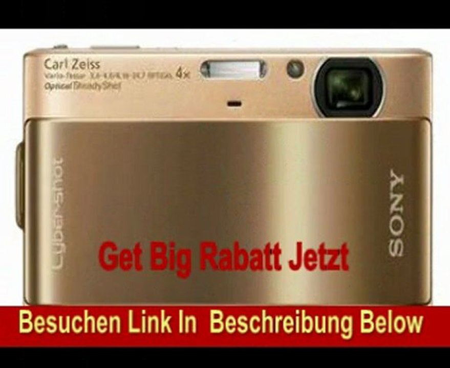 Sony DSC-TX1 Digitalkamera (10 Megapixel, 4-fach opt. Zoom, 7,6 cm (3 Zoll) Display) gold