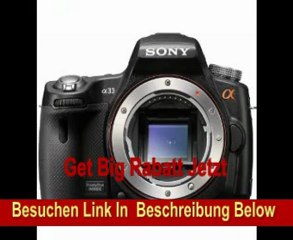 Sony SLT-A33 SLT-Digitalkamera (14 Megapixel, Live View, Full HD, 3D Sweep Panorama) Gehäuse