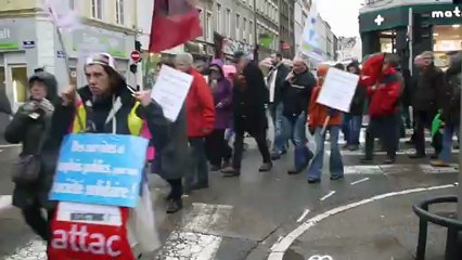 Boulogne-sur-Mer : une centaine de manifestants dénonce les suppressions de postes dans la fonction publique