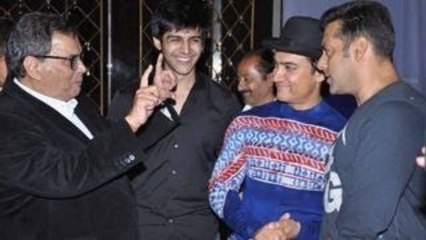 Salman Khan & Aamir Khan attend Subhash Ghai's BIRTHDAY BASH
