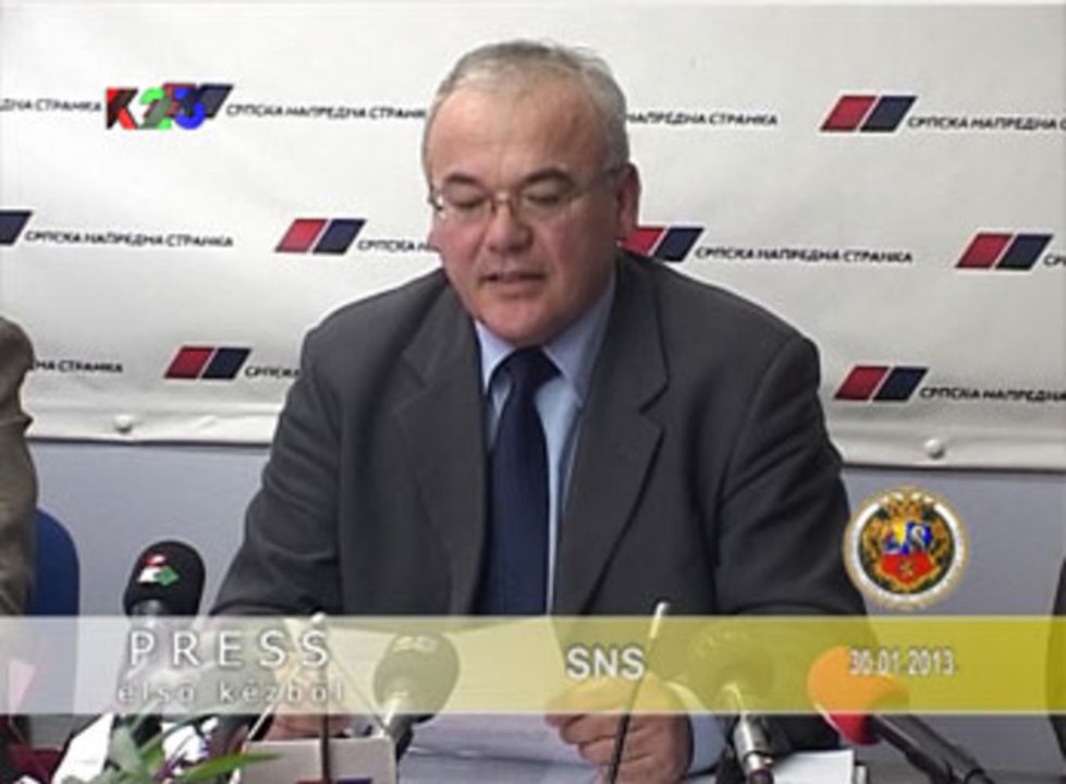 K23TV - Press iz prve ruke - Srpska napredna stranka, Subotica - 30. januar 2013.