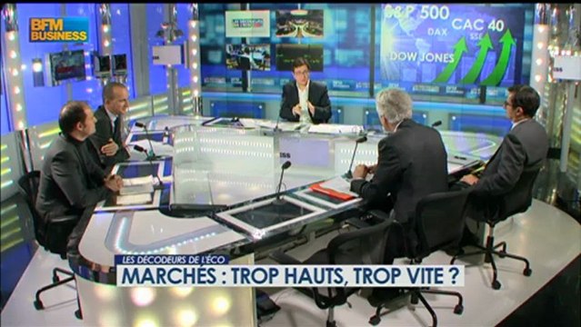 Marchés: trop hauts, trop vite ? - 30 janvier - BFM : Les décodeurs de l'éco 2/5