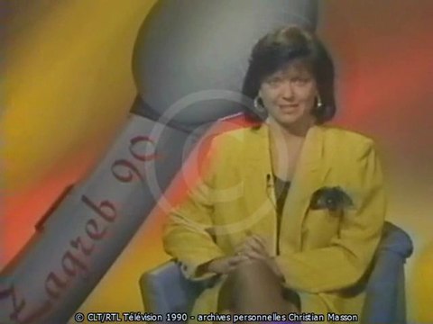 1990 Présentation 'Previews Eurovision' RTL Télévision (extraits)