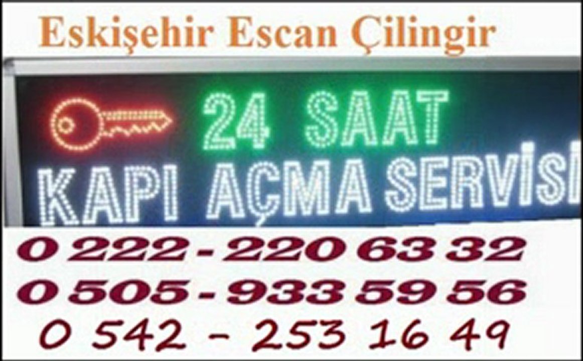 Eskişehir Anahtarcı Çilingir