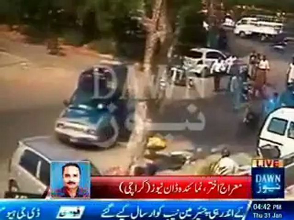 CCTV Footage of killings of Mufti Muhammad Saleh and Mufti Abdul Majeed of Jamia Farooqia in Karachi.