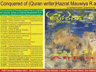 41Hijri  to 60 hijri war History of Hazrat Ameer Muawiya R.a(Islands, Rome,iran,faris,afganistan,pakistan)