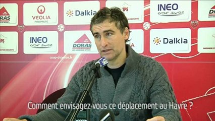 VooTV : Le Havre - DFCO, O. Dall'Oglio avant match (L2, J23, 01/02/2012)