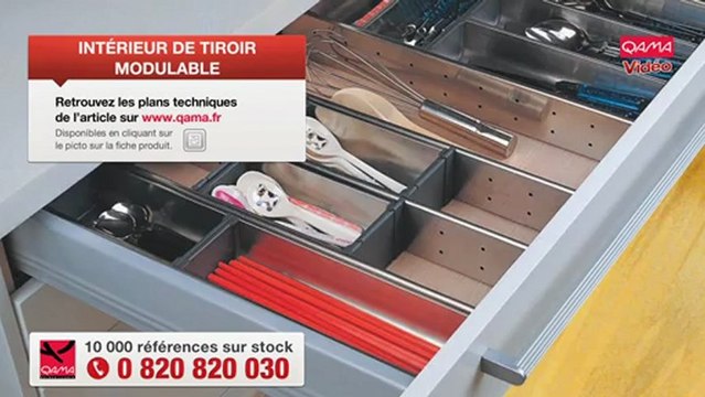 Interieur De Tiroir Ramasse Et Range Couverts Modulable Par Qama Video Dailymotion