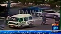 CCTV Footage of firing incident in Karachi