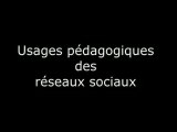 Usages pédagogiques avec les réseaux sociaux