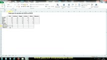 Tuto Excel 2010 - Min Max Moyenne - Extrait