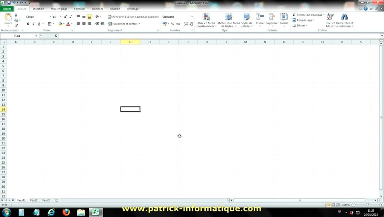 Tuto Excel 2010 - Relevé bancaire simple - Extrait
