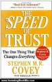 Investing Book Review: The SPEED of Trust by Stephen M.R. Covey