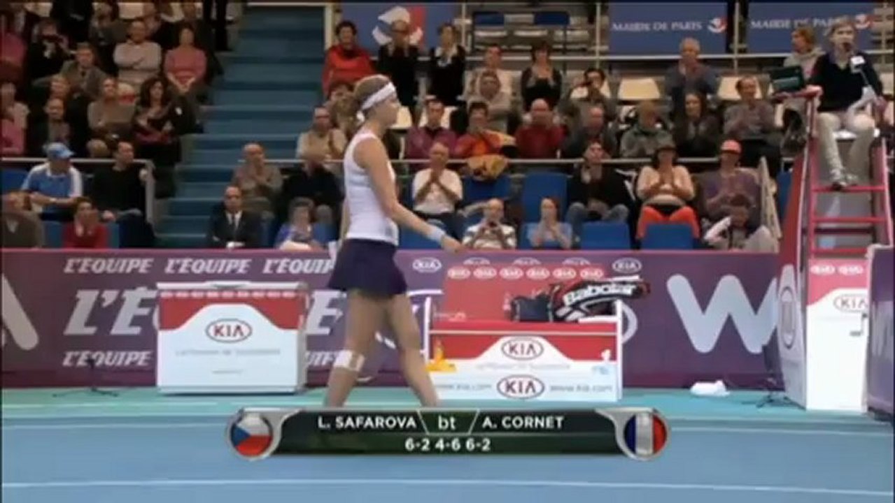 Paris Open: Safarova zieht gegen Cornet ins Viertelfinale ein
