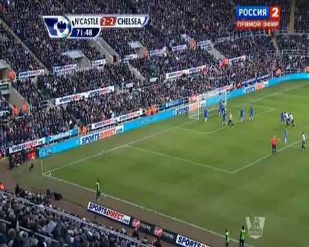 Футбол. Чемпионат Англии. 25 тур. Ньюкасл-Челси. 2 тайм (02.02.2013)