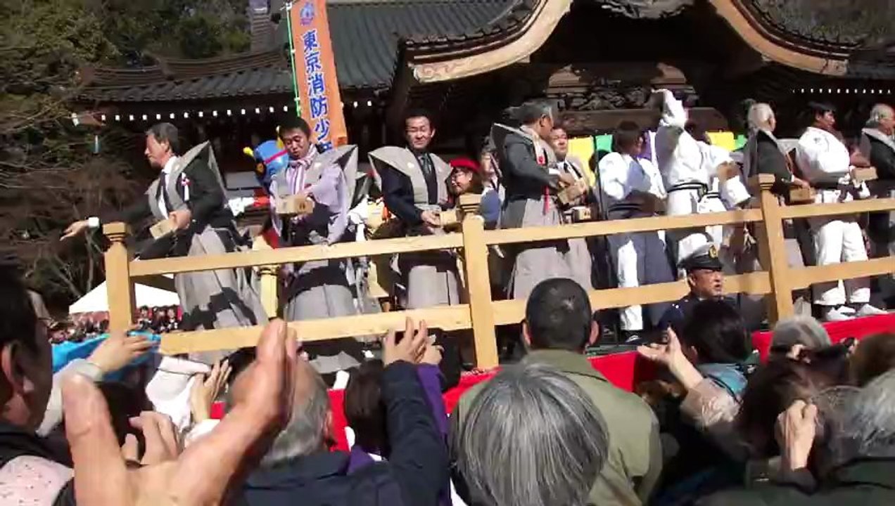 節分豆まき＠深大寺 130203