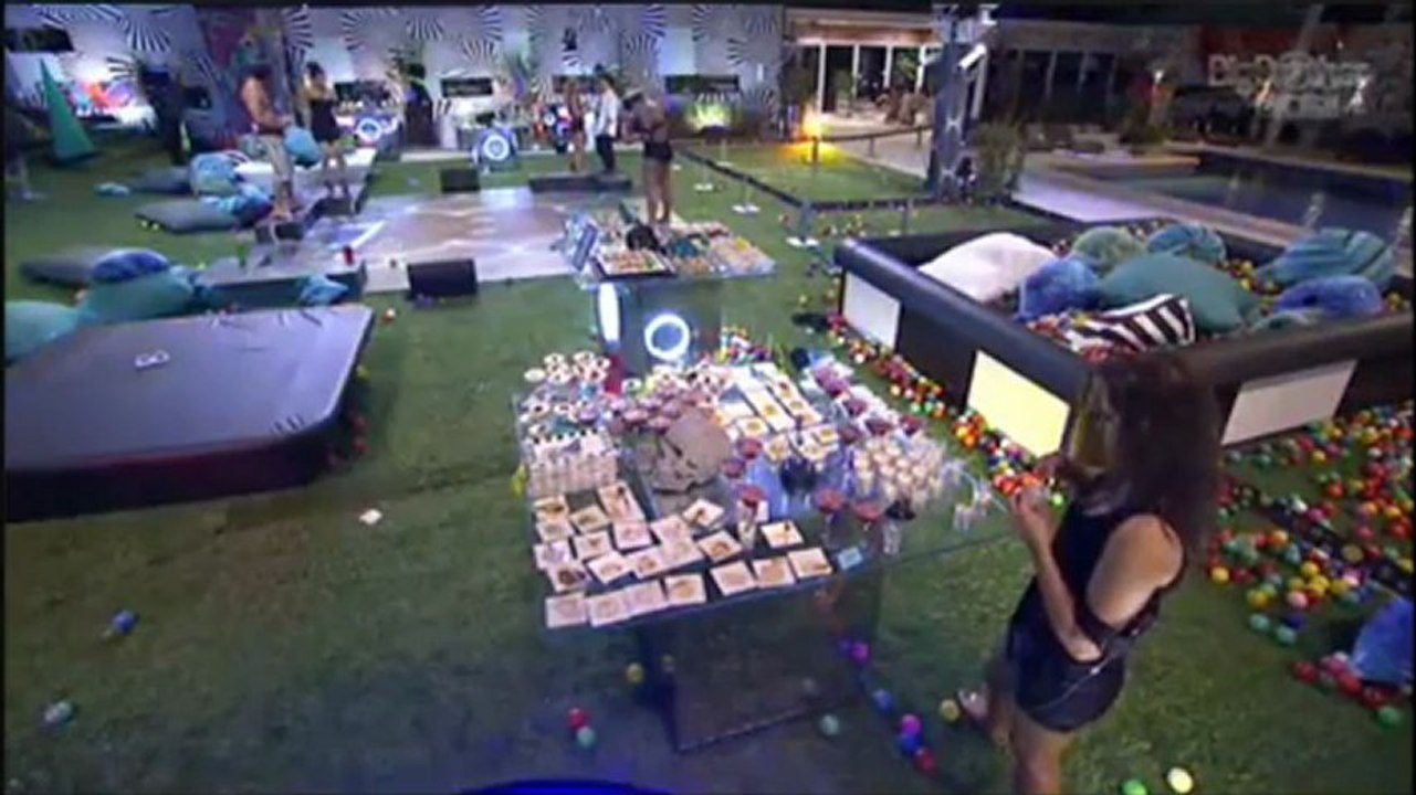 Kamilla, Fani e Eli dançando e brincando com a bolinha 30/01 parte 2