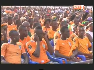 الفرحة الايفوارية بعد مباراة الجزائر