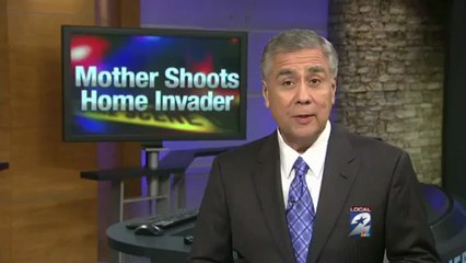 Home invasion suspect arrested after woman opens fire