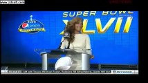 Beyoncé - Press conference for the Super Bowl Halftime Performance 01.31.2013