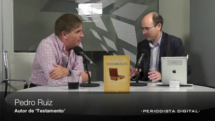 Pedro Ruiz, autor de Testamento. 31-1-2013