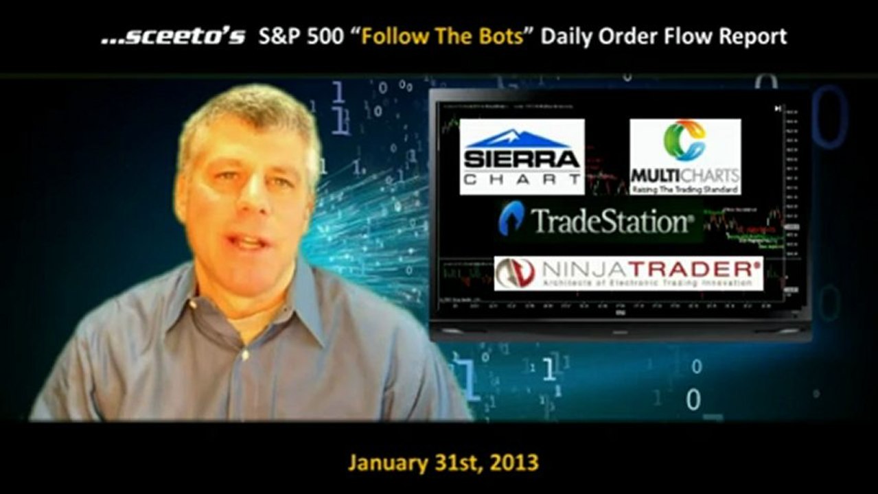 31st January 2013 Daily HFT order Flow Alerts Daily Report