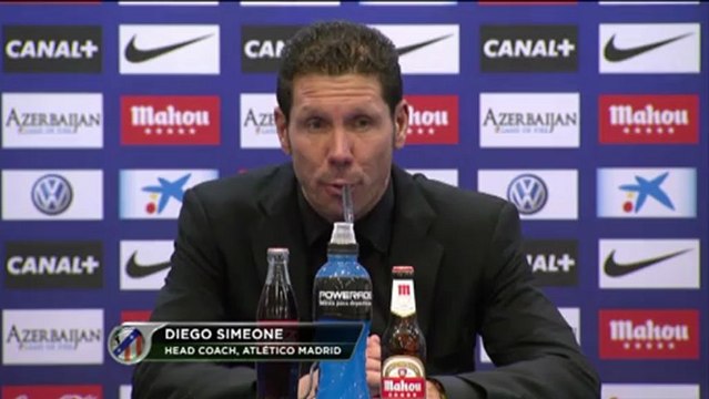 Simeone, encantado con sus delanteros