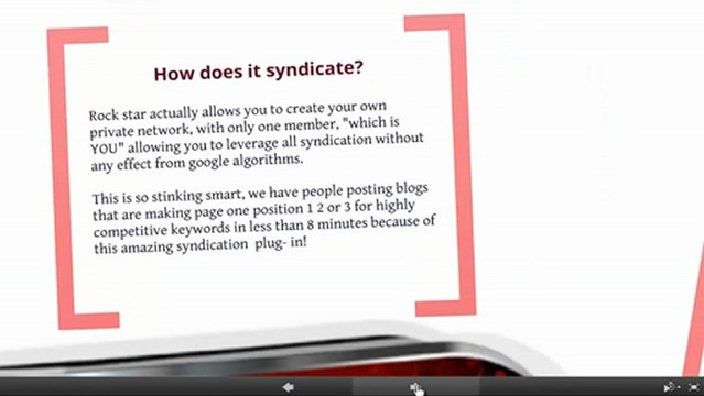 Syndication Rockstar For Seo