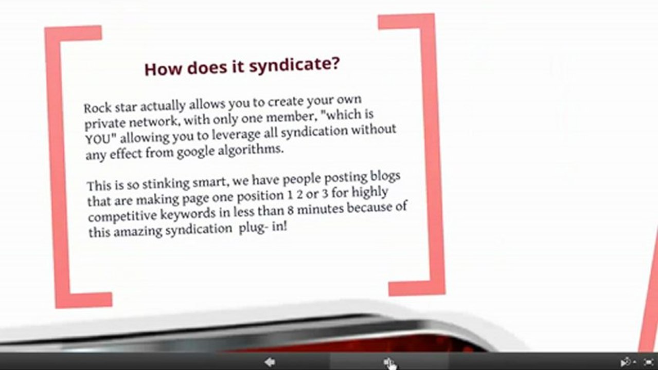 Syndication Rockstar For Seo