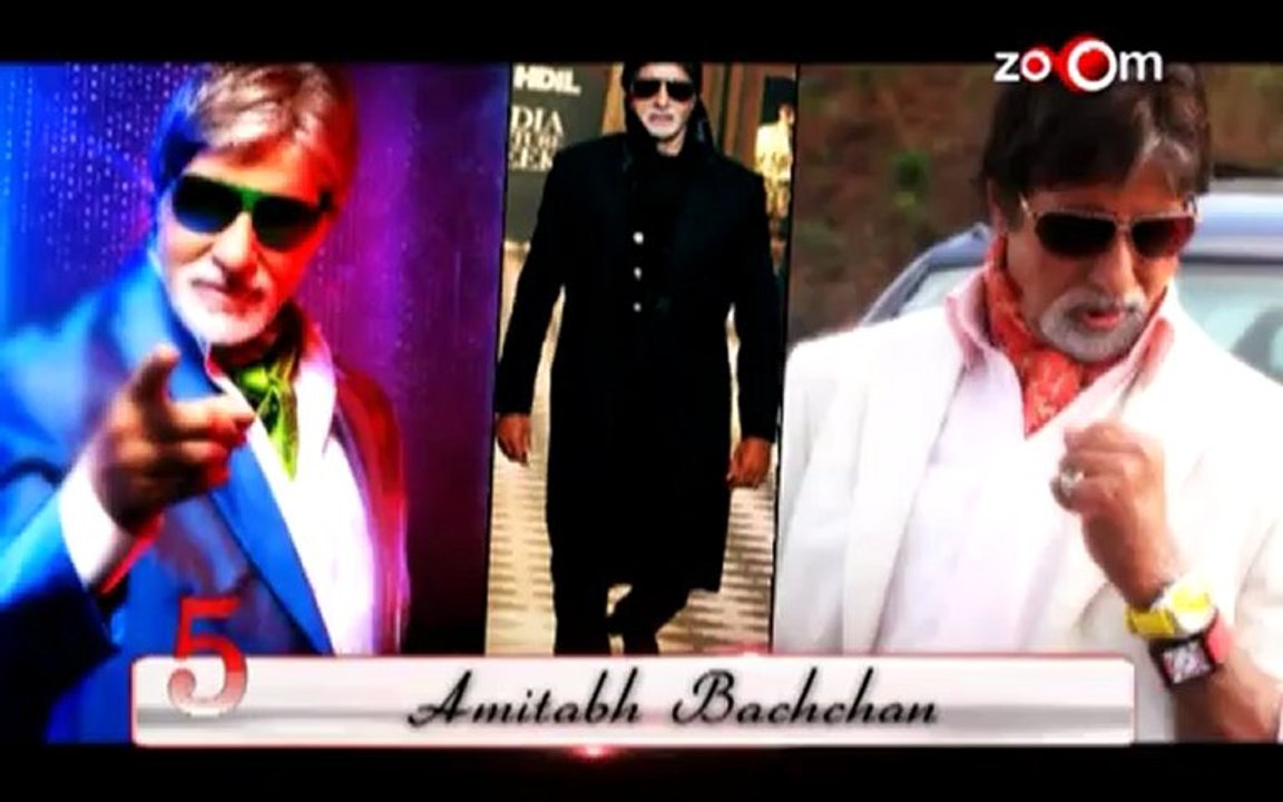 Amitabh Bachchan at No.05 on Times Celebex list