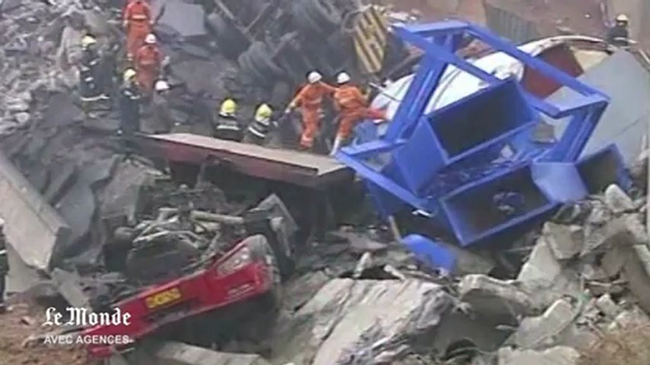 Chine : un pont soufflé par l'explosion d'un chargement de pétards