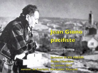 Jean Giono, pacifiste 1