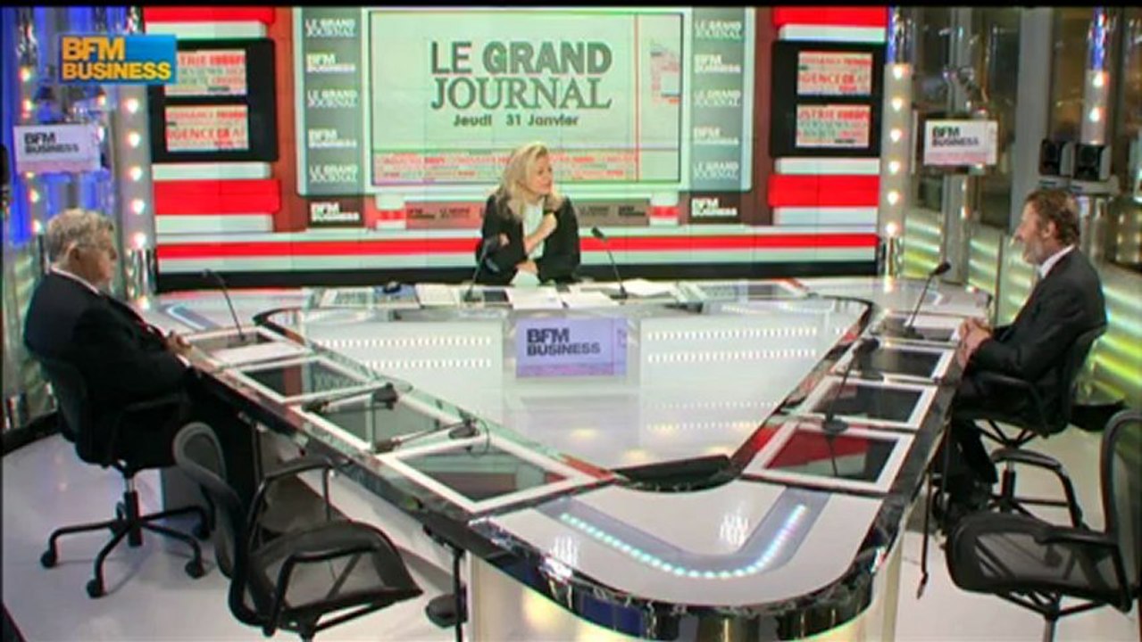 Guillaume de Seynes de chez Hermès et Didier Lombard  - 31 janvier - BFM : Le Grand Journal 3/4
