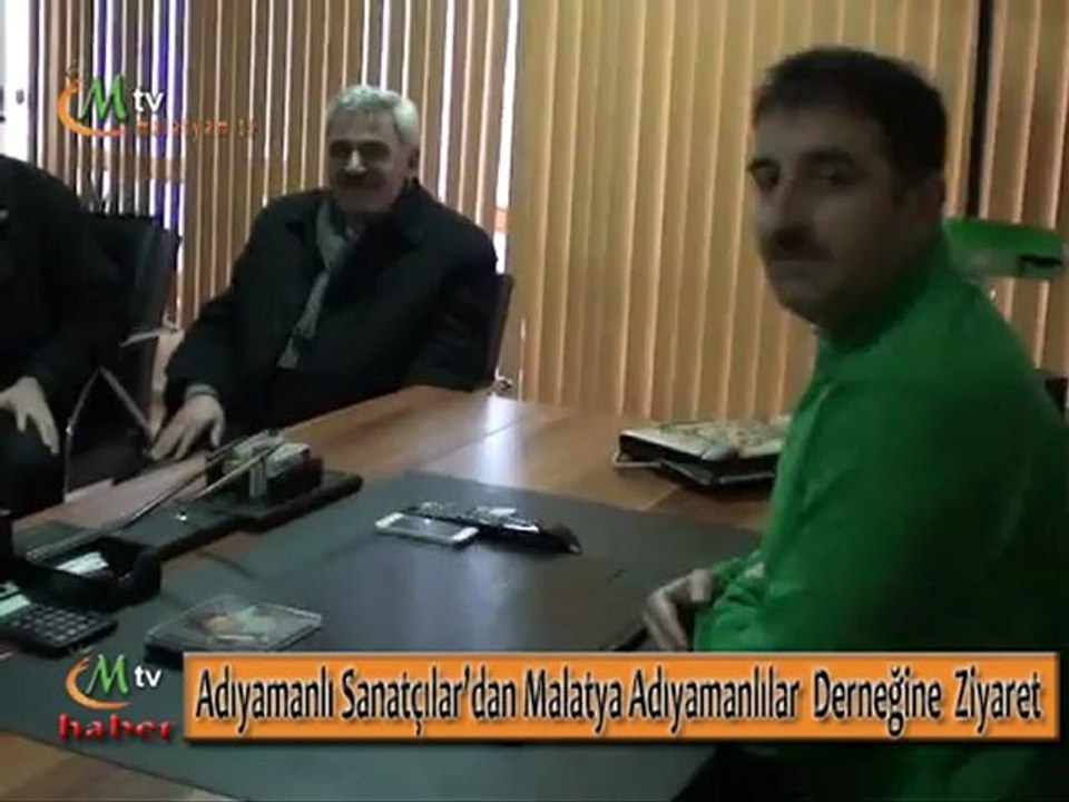 Adıyamanlı Sanatçılar Malatya Adıyamanlılar  Derneğini  Ziyaret Etti
