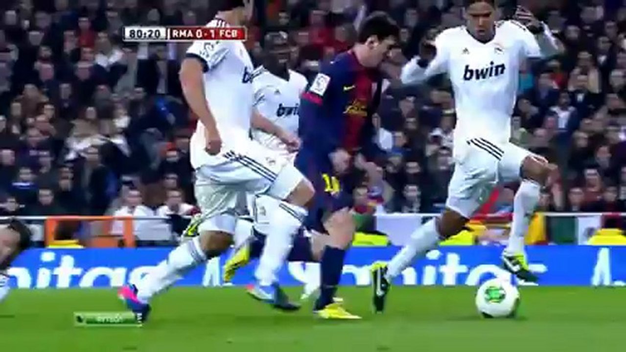 Leo Messi vs Real Madrid HD (30/01/2013)