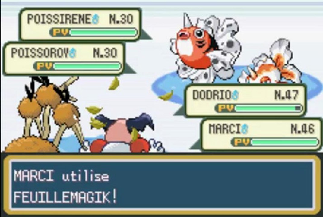 pokemon rf vf 25 - au grés des vagues