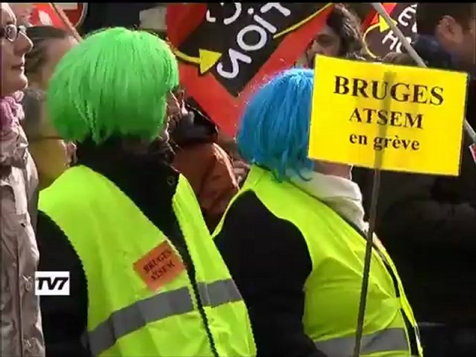 Manifestation dans Bordeaux le 31 janvier 2013 avec la CGT Ford