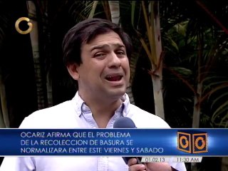 Carlos Ocariz responsabilizó a la cámara municipal por el mal servicio en la recolección de basura