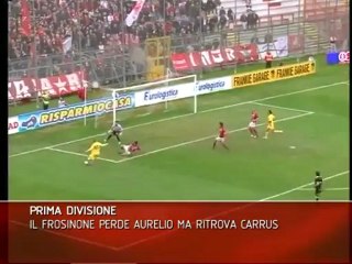 IL FROSINONE PERDE AURELIO MA RITROVA CARRUS