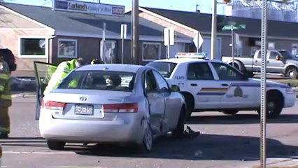 crash RCMP on scene Hubcity