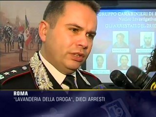 "Lavanderia" della droga, 10 arresti