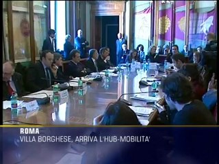 Villa Borghese, arriva l'hub-mobilità