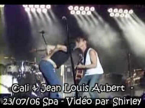 Cali & Jean Louis Aubert francos de Spa 06