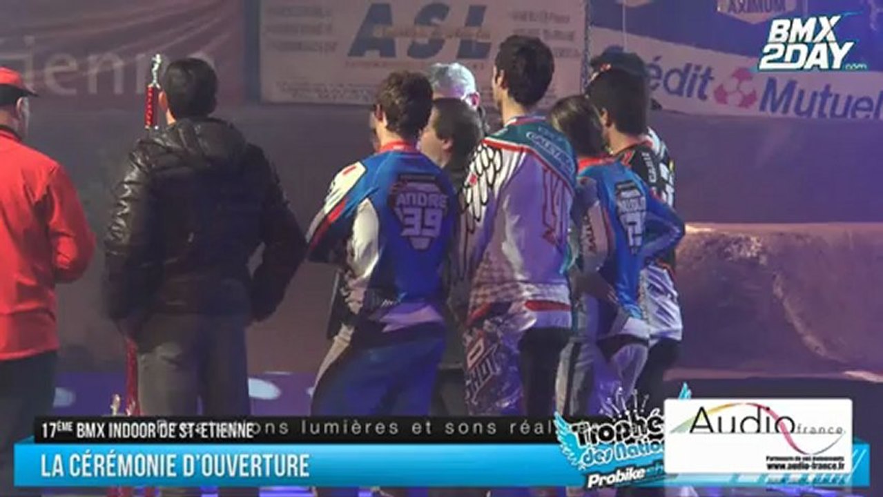 Cérémonie ouverture 17e BMX Indoor de St Etienne 2012
