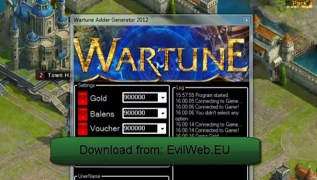 Wartune Hack Cheat Gold Voucher Balens Download