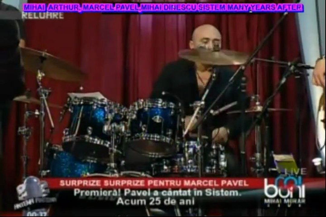 Marcel Pavel (tobe si voce) si System - inapoi la Rock'n'Roll - live la TV