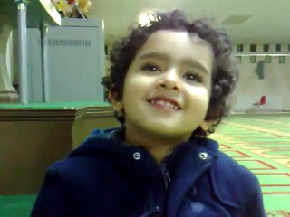 2 years 4 Months Mustafa Hashmi saying Insha'Allah Madina JAOON GA 01/02/2013 part2