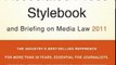 Legal Book Review: The Associated Press Stylebook and Briefing on Media Law 2011 (Associated Press Stylebook & Briefing on Media Law) by Associated Press